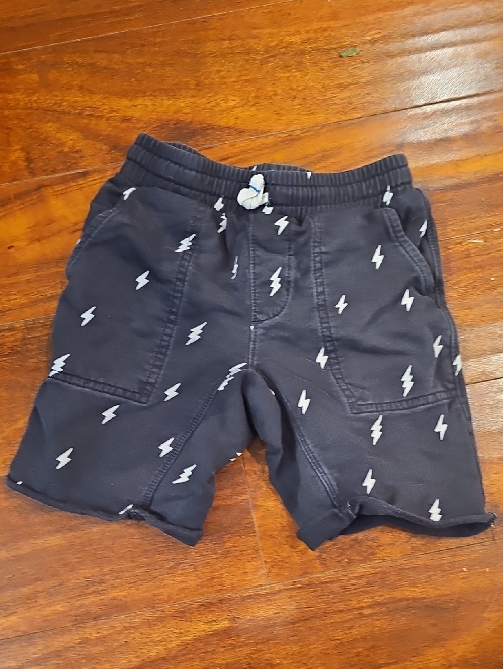 Tea Kids Lightning Print Shorts - Black